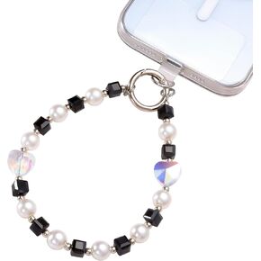 Phone Charms Strap Wrist Chain Bracelet Phone Strap Detachable Anti Theft Anti-Fall Safety Hands-Free(2xPads) Fit Apple&Most Smartphones