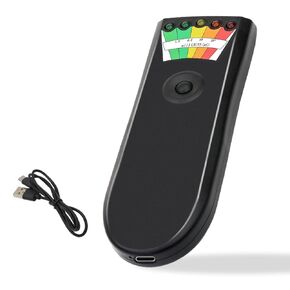 5 LED Ghost Hunting Equipment, EMF Detector for Home/Office Inspections Magnetic Field Detector (2 Pack)