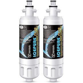 ICEPURE PLUS 46-9690 NSF/ANSI 53 Certified Replacement for LG LT700P ADQ36006101, Kenmore Elite 9690 ADQ36006102, LFX28979ST, RWF1200A, LFX25978ST, LFXS30766S Refrigerator Water Filter,2PACK