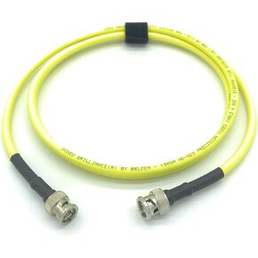 AV-Cables 10ft 3G/6G HD SDI BNC Cable Belden 1505A RG59 - Yellow (10ft)
