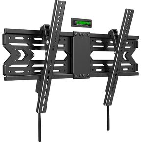 Low Profile TV Wall Mount with Tilt, Fits 32-85 Inch Flat Screen TVs, Holds up to 132 lbs, Space-Saving Design for 16/18/24 Inch Wood Studs, Max VESA 600x400mm