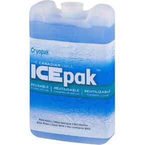 Cryopak ICEPAK Lunch Box, Transparent, 5x3x1 Inches