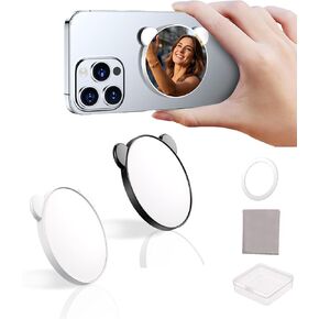 2025 Magnetic Selfie Mirror For Rear Camera Suitable For IPhone 16 15 14 13 12 Pro Max Plus Magsafe Protective Case And All Smartphones