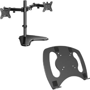 HUANUO Dual Monitor Stand&Laptop Tray