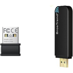 BrosTrend AX300 Nano USB WiFi 6 Adapter, AC1200 Dual Band WiFi Dongle for Windows 11/10/7 & Linux (Ubuntu, Mint, Kali, Debian, Raspberry Pi 2+)