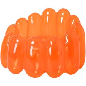 Inflatable Chair, Jelly Collection Inflatable Chairs, Jelly Collection Chair, Inflatable Sofa Seat Yard Portable Blow Up Chair for Adult Camping Outdoor Beach Room (Orange)