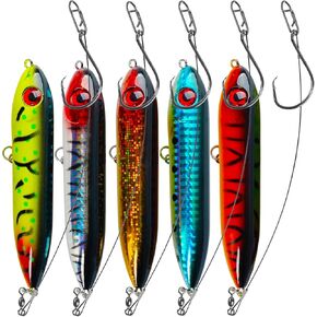Catfish Rigs Catfish Floats Santee Cooper Catfishing Rig Catfish Tackle with Rattling Line Float Lures Circle Hooks Rig for Bank Lake River 5PCS