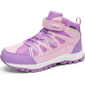 R Cord Girls Meaning Boots مقاومة للماء أطفال متينة المشي لمسافات طويلة أحذية TPR TPR TRACTION HOOK & LOOP CLOSURE GRIES HIKIN