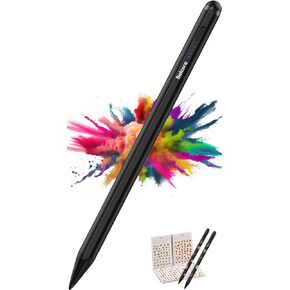 Stylus Pen for iPad 9th&10th Generation-5X Fast Charge Tilt Sensitivity, Palm Rejection Active Pencil Compatible for 2018-2025 Apple iPad Pro 11"/12.9"/M4,iPad Air 3/4/5/M2,6-10,iPad mini 5/6 (Pink)