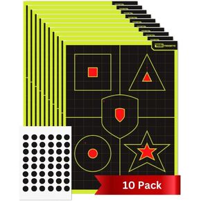 Splatter Shot - 12 x 18 inch - High Visible Impact, Shooting Practice Target, Accuracy for BB Guns, Rifles, or Pistols Range. Shot Reactive Upon Impact Indoor and Outdoor