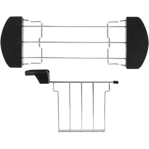 UPKOCH 1set Toaster Rack for Toast Stainless Steel Warming Rack Sandwich Holder for Toast Machine Easy to Clean Kitchen Accessory for Toasted Bread