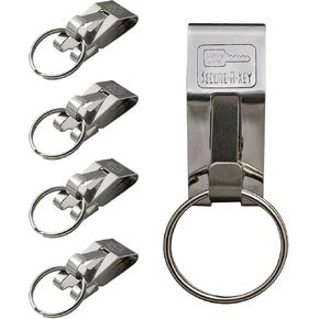 Lucky Line "The Original Secure-A-Key - SLIP ON - Heavy Duty Belt Key Clip 1 Per Pack (4051)