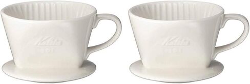 Kalita Ceramic Coffee Dripper 101 Lotto Brown # 01003 in Kuwait