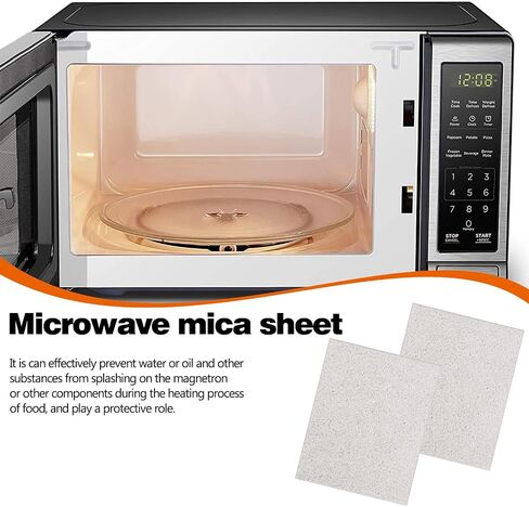 5Pcs 15cmX12cm Mica Sheet for Microwave Waveguide Replacement, Like Hair Dryers & Toasters. Heat Resistant, DIY Cuttable, Durable Protecting from Steam & Food Particles(120×150mm) in Saudi Arabia
