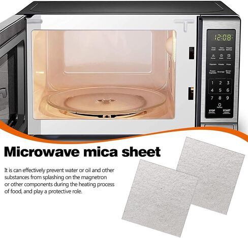 5Pcs 15cmX12cm Mica Sheet for Microwave Waveguide Replacement, Like Hair Dryers & Toasters. Heat Resistant, DIY Cuttable, Durable Protecting from Steam & Food Particles(120×150mm) in Saudi Arabia