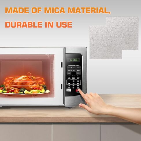 5Pcs 15cmX12cm Mica Sheet for Microwave Waveguide Replacement, Like Hair Dryers & Toasters. Heat Resistant, DIY Cuttable, Durable Protecting from Steam & Food Particles(120×150mm) in Saudi Arabia