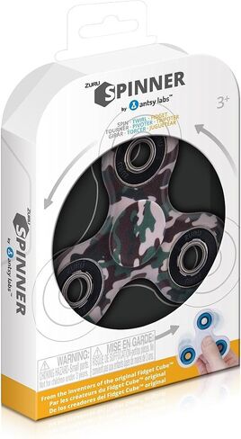 Antsy Labs Fidget Spinner, Sensory Fidget Toys for Kids & Adults, Designed for Anxiety and Stress Relief, Party Favors, Birthday Goody Bag, or Stocking Stuffers, Pocket Sized, Digi Camo in Saudi Arabia