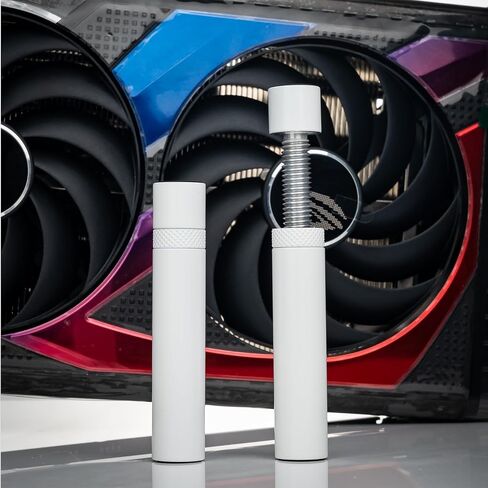 GPU Support Bracket, Graphics Card GPU Brace Support, Video Card Sag Holder Bracket with Magnet & Non-Slip Sheet,White, L(74mm-120mm) in Kuwait