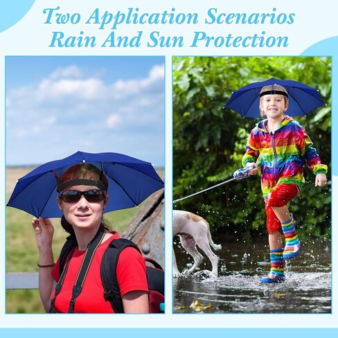 Kacctyen 50 pcs قبعة المظلة للبالغين قبعة مظلة رأس مقاومة للماء للبالغين in Kuwait