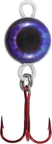 Northland Fishing Tackle Eye Ball Ice Fishing Spoon, Baitfish Imitating Lure for Jigging Walleye, Perch, Crappie & More, Assorted Sizes & Colors in Kuwait