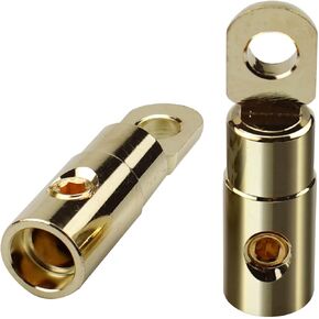 ZOOKOTO 2 PCS RT1 0/2GA Wire GA Reducer, for Car Stereo Audio AWG Pin Power Ground Wire Reducer