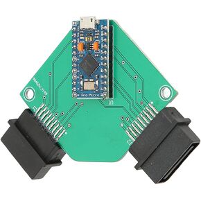 Pomya Game Controller Adapter, Handle Converters External Board, Low Latency, USB Adaptor for RasPi, Mister FPGA, PC (for Saturn Handle Adapter)