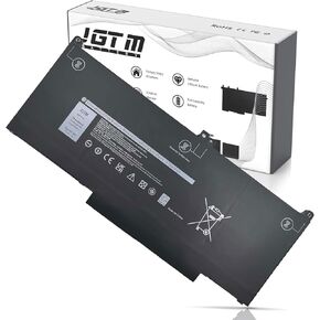for Dell Latitude 5480 5490 5580 5590 Battery Replacement, 68Wh GJKNX Battery Compatible with Latitude 5280 5288 5488 5591 5491 5495 E5480 E5580 E5490 E5590 Precision 15 3520 3530 Series Laptop