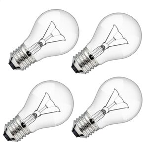 Appliance Oven Light Bulb, Oven Light Bulbs,High Temp 300 °C Resistant,A15/E26/120V/40 Watt Appliance Replacement Bulb for Refrigerator Over Stove Microwave Range Hood(4PACK)