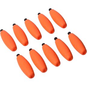 10 Pcs Fishing Bobbers Floats For Catfish, Foam Tackle Buoys Fishing Peg Floats Fishing Freshwater Saltwater For Catfish Rig(S YELLOW)