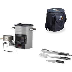 Versa Rocket Stove, Carry Bag, and Prep & Grill Tool Kit