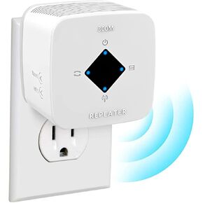 WiFi Extender Signal Booster for Home: Wireless Internet Repeater Range Coverage Up to 6500 Sq.Ft