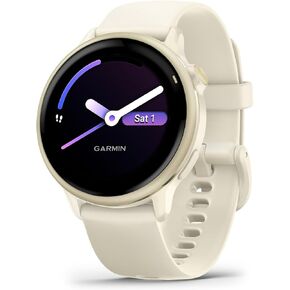 Garmin vívoactive® 6, Health and Fitness GPS Smartwatch, AMOLED Display, Up to 11 Days of Battery, Lunar Gold with Bone Band