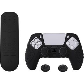 eXtremeRate PlayVital Protective Case for ps5 Controller, Silicone Case for ps5 Remote Control - Black