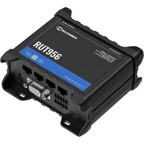 Teltonika RUT956 Industrial 4G LTE Router – Dual SIM Failover, GNSS GPS Tracking, Gigabit Ethernet, VPN & RMS Support (TELRUT956A00A00)