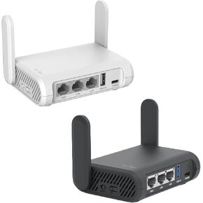 GL.iNet GL-SFT1200 (Opal) Secure Travel WiFi Router & GL.iNet GL-A1300 (Slate Plus) Wireless VPN Encrypted Travel Router