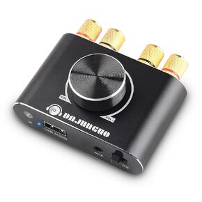 X100H Audio Amplifier 2.0 Channel 100W+100W TPA3116D2 Power Amplifier,Supports Bluetooth5.1/USB/3.5mm AUX Input