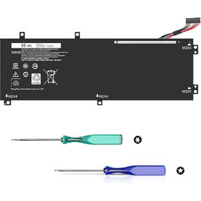 H5H20 RRCGW Laptop Battery Compatible with Dell XPS 15 9550 9560 9570 9590 Inspiron 7590 7591 Precision 5510 5520 5530 5540 Series P56F P56F001 5D91C 05D91C 62MJV 062MJV M7R96 0RRCGW 5041C 05041C 56Wh