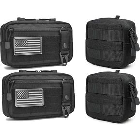 2 PackTactical Molle Pouch + 2 Pack Mini GP Pouch