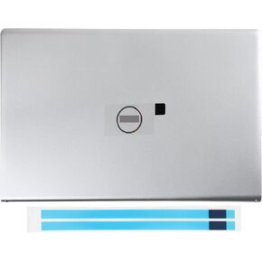 غلاف LCD الخلفي الجديد استبدال الغطاء العلوي ل Dell Inspiron 15 3510 3511 3515 3520 3525 3530 سلسلة الكمبيوتر المحمول 06PTYR 0DDM9D الفضة مع شريتين لاصق