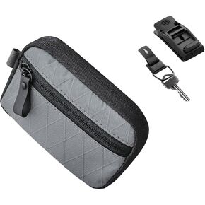 ALPAKA HUB Keychain and HUB Pouch - Quick Release Magnetic System, Secure and Functional Clip, Small EDC Pouch Storage for Electronic Accessories, Tools with YKK Zipper, Weatherproof, UV Resistant Fab