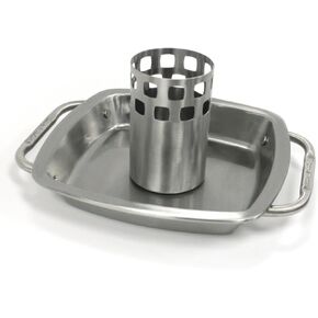 Broil King 69133 Stainless Steel Chicken Roaster with Pan
