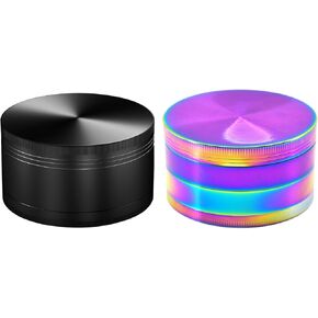 Spice Grinder 3.0 INCH Black +Spice Grinder Colorful