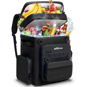 Backpack Cooler Insulated Leak Proof for Men Wowen 50 Cans Soft Cooler Backpack Insulated Waterproof Large Capacity Coolers Bag Portable for Lunch Camping Travel Picnic Hiking