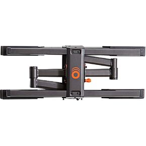 ECHOGEAR 24" Stud Compatible Full Motion TV Mount for TVs Up to 78" - Includes Extender Brackets for 24" Studs - Smooth Extension, Swivel, & Tilt Plus Wall Template for Easy Install