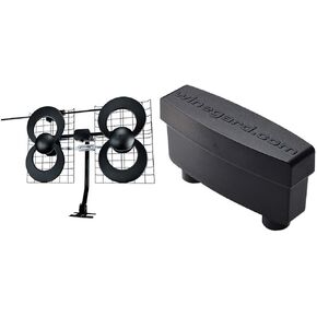 Antennas Direct ClearStream 4V TV Antenna + Winegard LNA-200 Boost XT HDTV Preamplifier Bundle