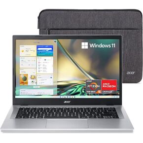 acer Aspire Go 15 AI Ready Laptop, 15.6" FHD (1920 x 1080) IPS Display, AMD Ryzen 7 5825U, AMD Radeon Graphics, 16GB DDR4, 512GB PCIe Gen4 SSD, Wi-Fi 6, Windows 11 Home, AG15-42P-R3NB