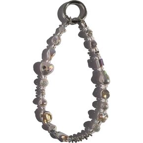 Baroque Style Beaded Phone Wrist Lanyard, CellPhone Chain Strap Mobile Phone Bracelet wristlet