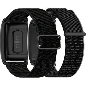RuenTech 2Pack Elastic Bands Compatible for WHOOP 4.0 Band, Adjustable Nylon Straps Replacement Wristbands for WHOOP 4.0 Fitness Tracker