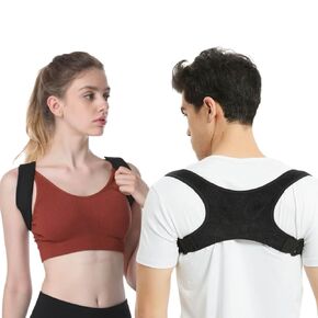 Posture Corrector for Women and Men, Adjustable Back Brace, Posture Corrector, Back Brace Posture Corrector, Breathable Back Support Brace, Posture Corrector for Men, Neck and Back Pain Relief