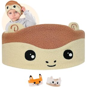 2.0 - Original Toddler & Kids Headphones - Bluetooth Wireless & Wired Headband - Comfortable Fit - Safe Volume Limited - Adjustable for Travel, Learning, and Sleep (Momo The Monkey)